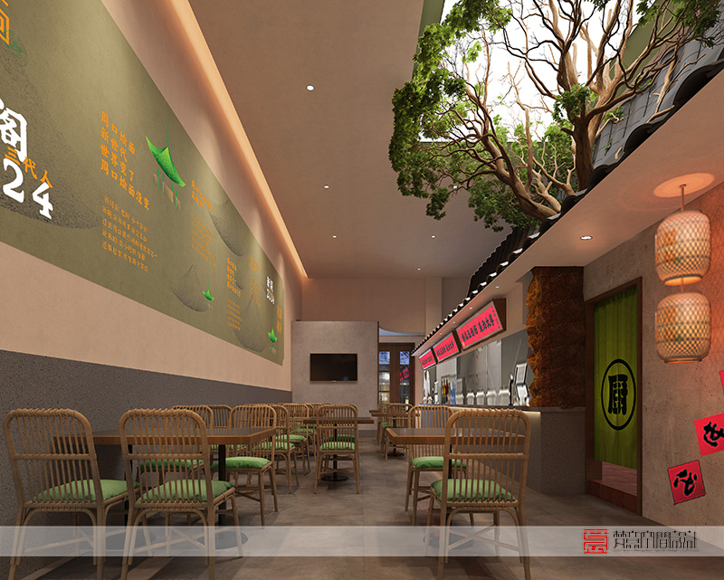 鄭州餐飲設(shè)計(jì)——新閣燴面店